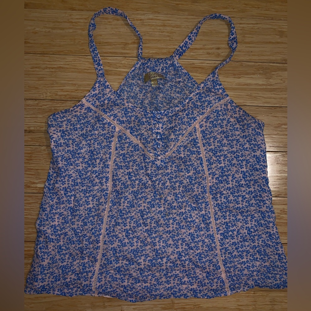 Princess Vera Wang Blue and Pink Floral Camisole